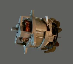 Plæneklippermotor med vekselstrømsmotor